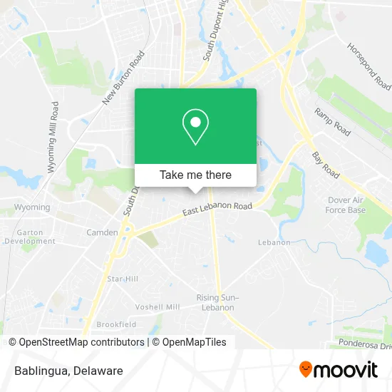 Bablingua map