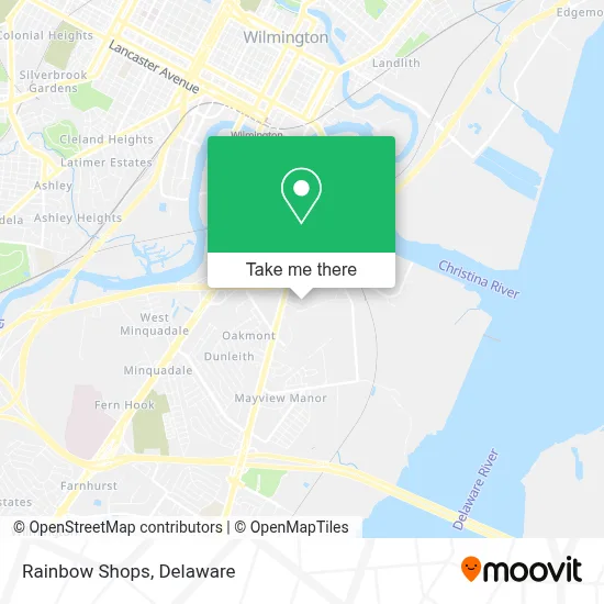 Rainbow Shops map