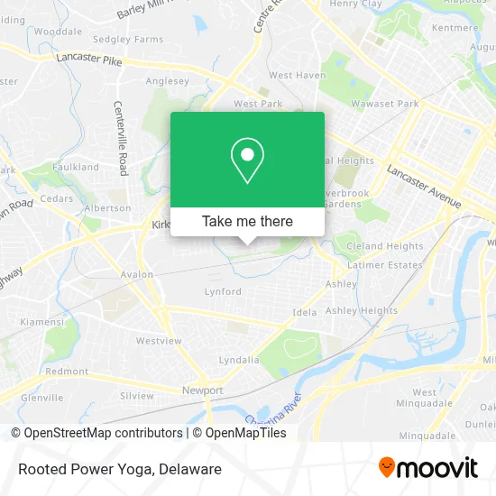 Rooted Power Yoga map