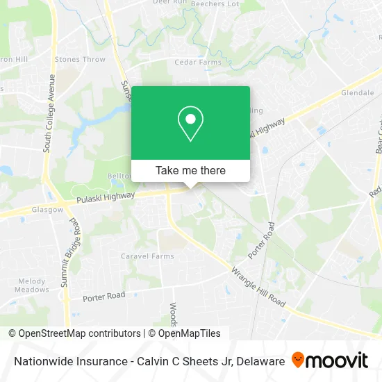 Nationwide Insurance - Calvin C Sheets Jr map