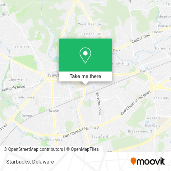 Starbucks map