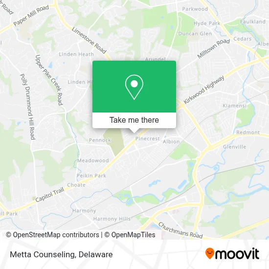 Metta Counseling map