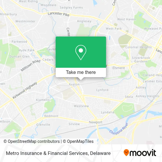 Metro Insurance & Financial Services map