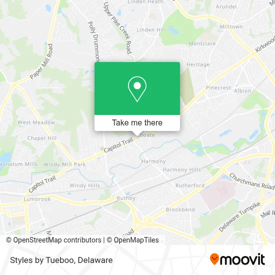 Styles by Tueboo map