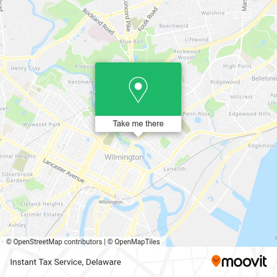 Instant Tax Service map