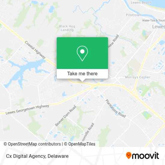 Cx Digital Agency map