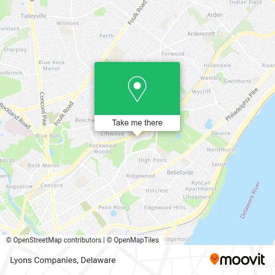Lyons Companies map