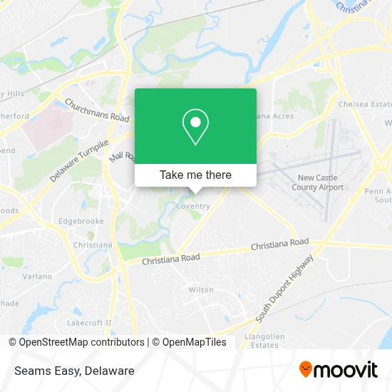 Seams Easy map