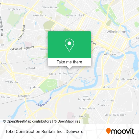 Total Construction Rentals Inc. map