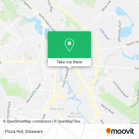 Pizza Hut map