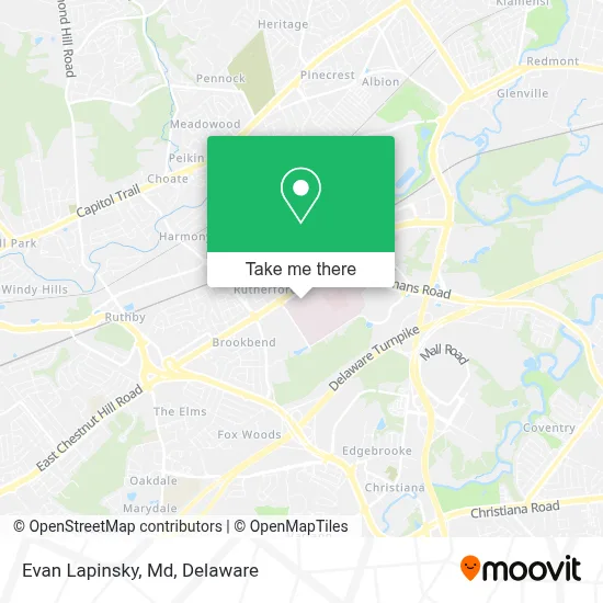 Evan Lapinsky, Md map