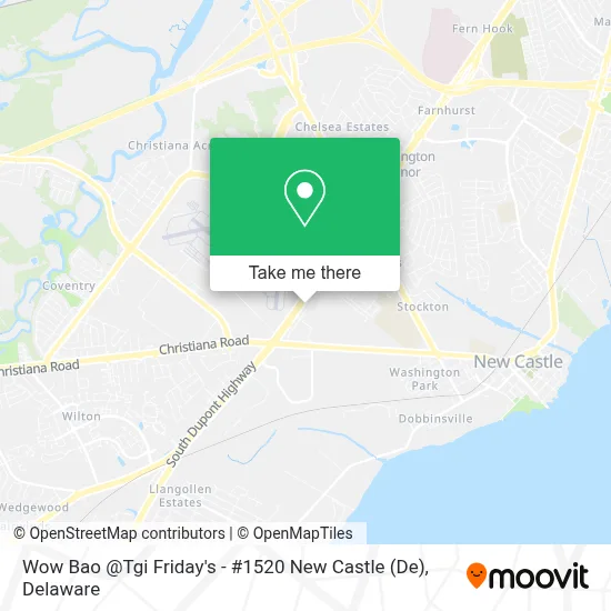 Wow Bao @Tgi Friday's - #1520 New Castle (De) map