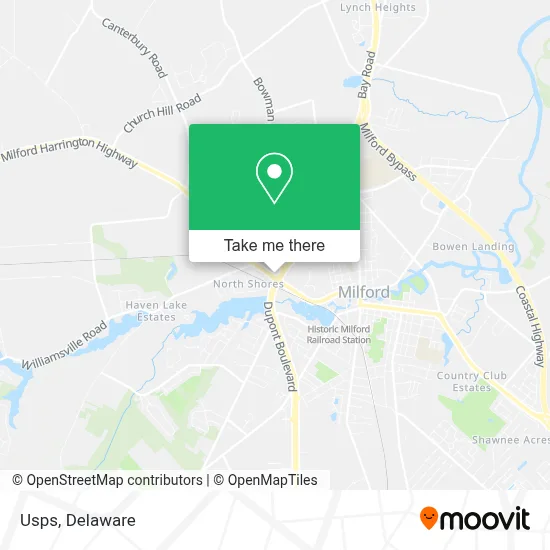 Usps map
