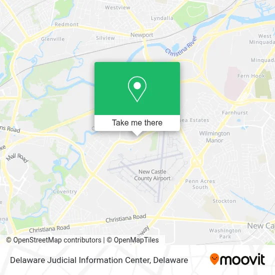Delaware Judicial Information Center map