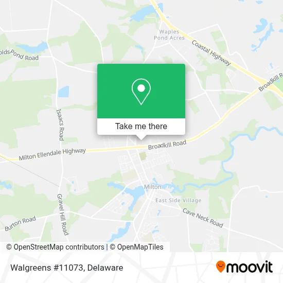 Walgreens #11073 map