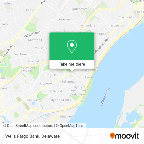 Wells Fargo Bank map