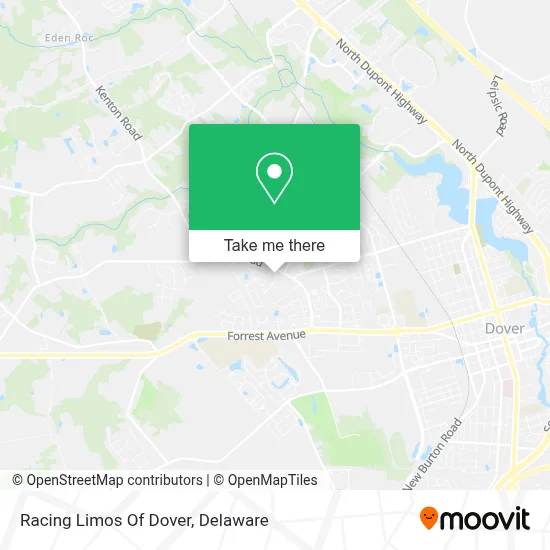 Racing Limos Of Dover map