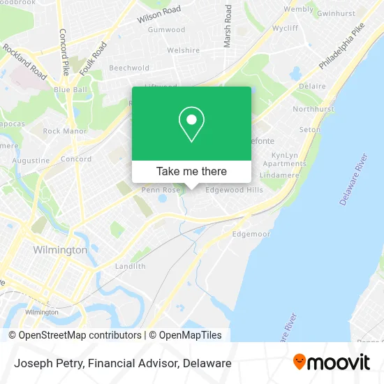 Joseph Petry, Financial Advisor map