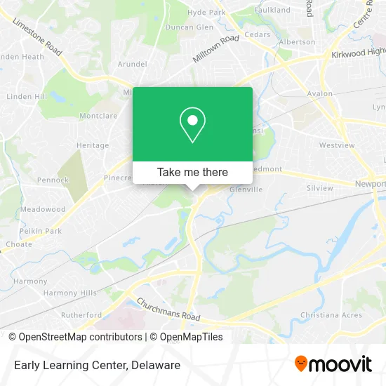 Early Learning Center map