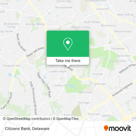Citizens Bank map