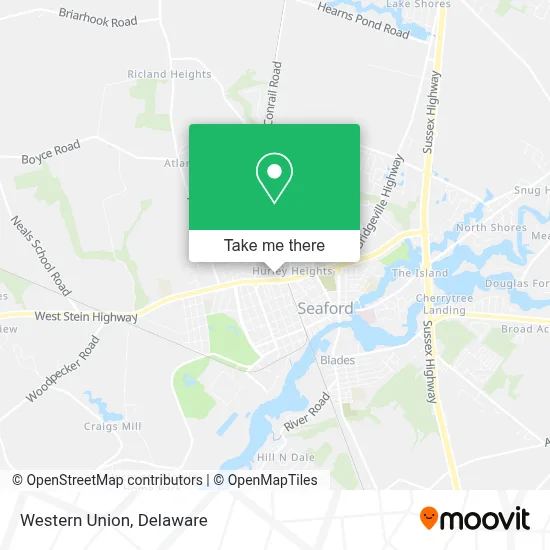 Western Union map