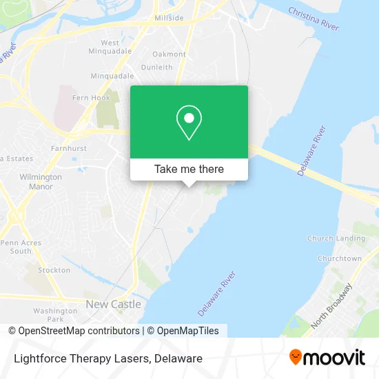 Lightforce Therapy Lasers map