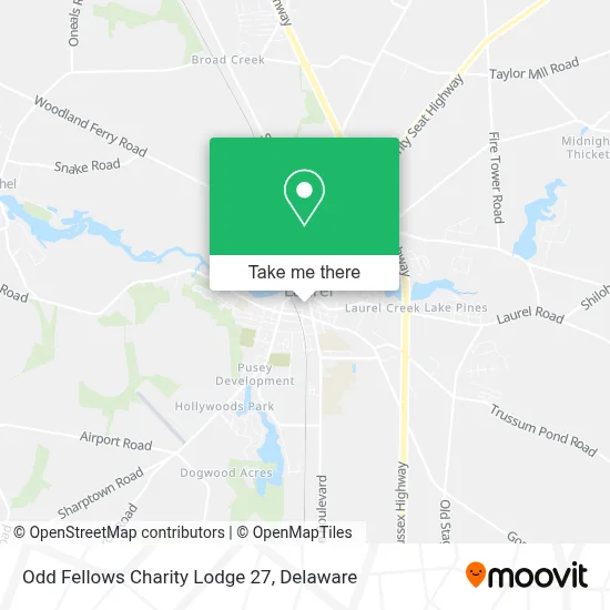 Odd Fellows Charity Lodge 27 map