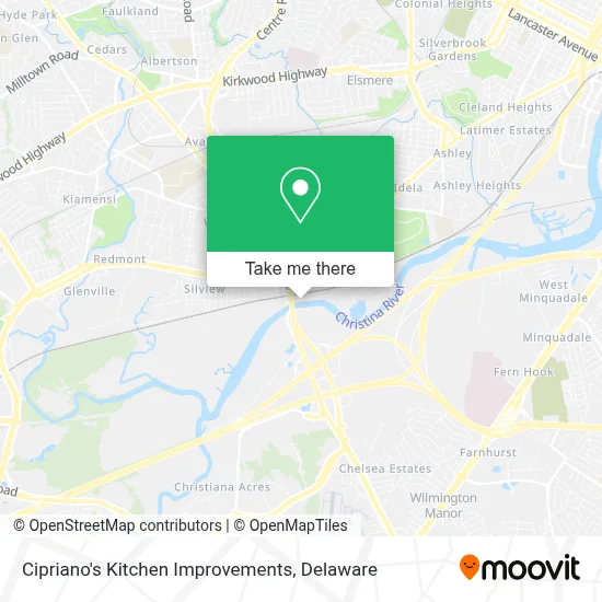 Cipriano's Kitchen Improvements map