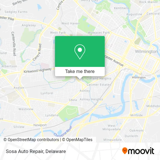 Sosa Auto Repair map