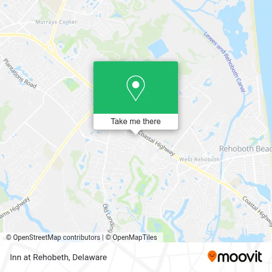 Inn at Rehobeth map
