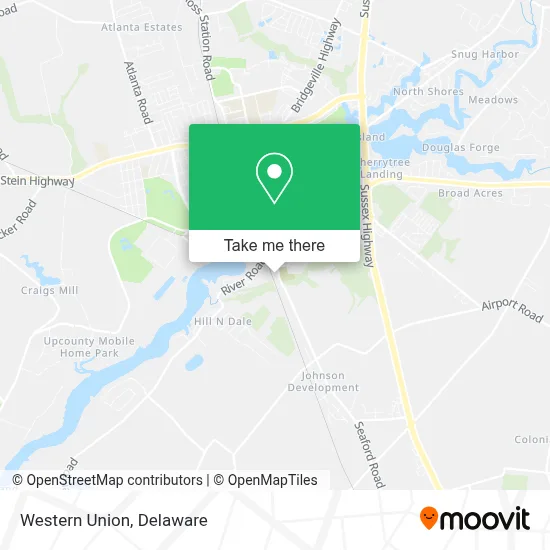 Western Union map