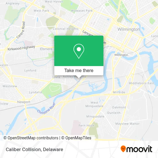 Caliber Collision map