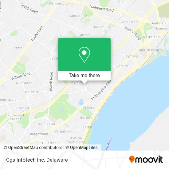 Cgs Infotech Inc map