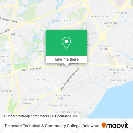 Delaware Technical & Community College map