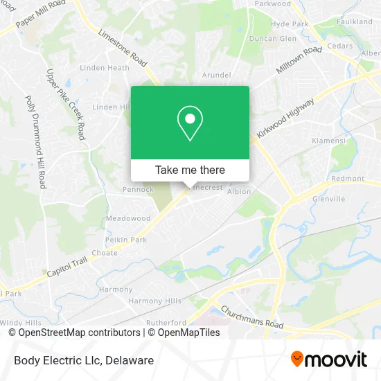 Body Electric Llc map