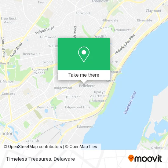 Timeless Treasures map