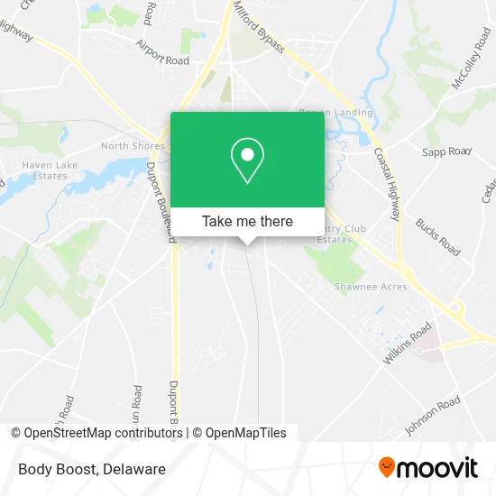 Body Boost map