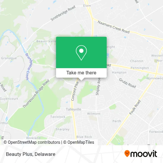 Beauty Plus map