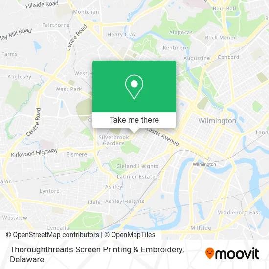 Thoroughthreads Screen Printing & Embroidery map