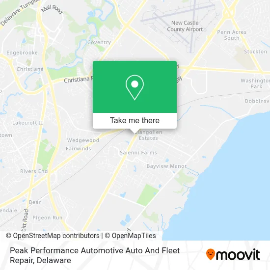 Peak Performance Automotive Auto And Fleet Repair map