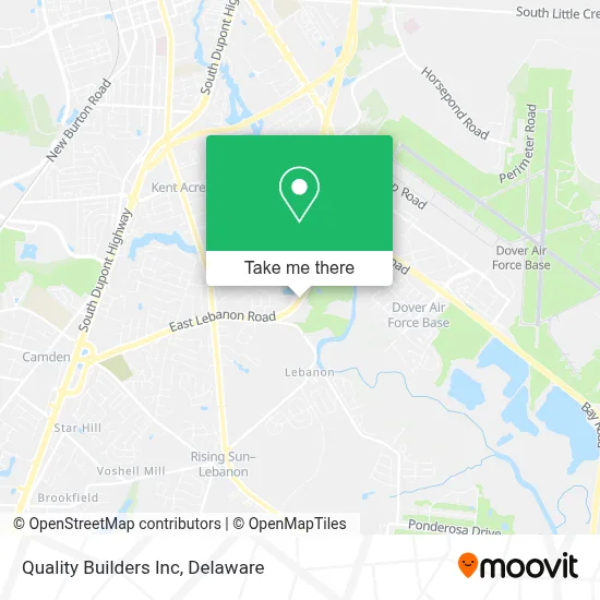 Quality Builders Inc map