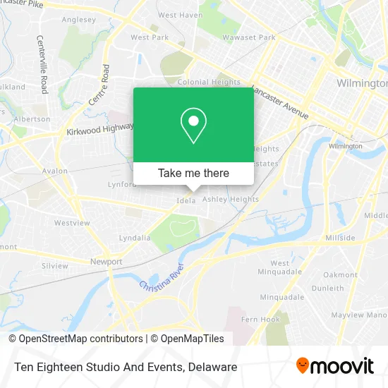 Ten Eighteen Studio And Events map
