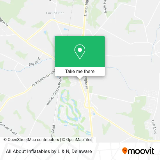 All About Inflatables by L & N map