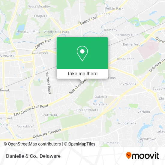 Danielle & Co. map