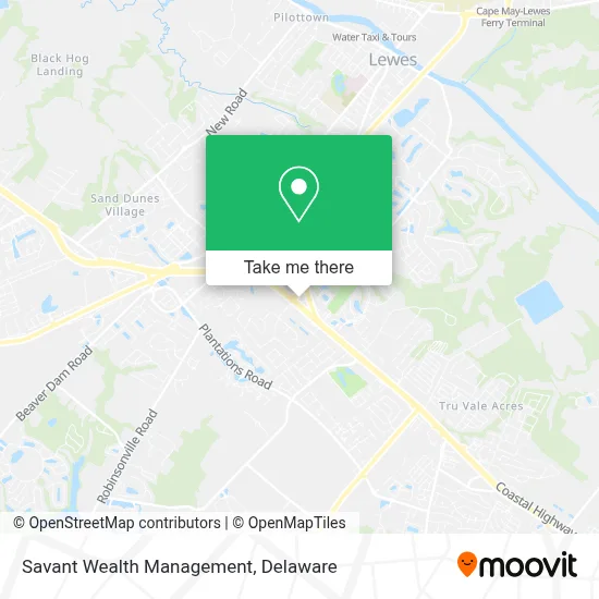 Savant Wealth Management map