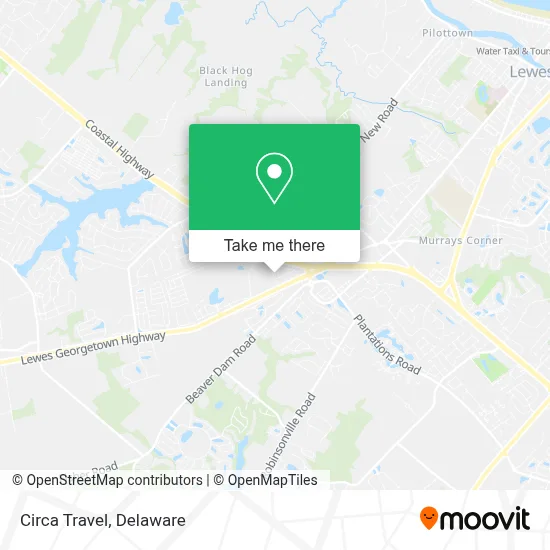 Circa Travel map
