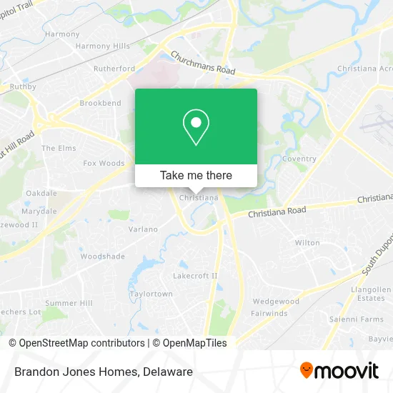 Brandon Jones Homes map