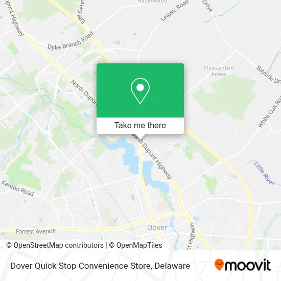 Dover Quick Stop Convenience Store map