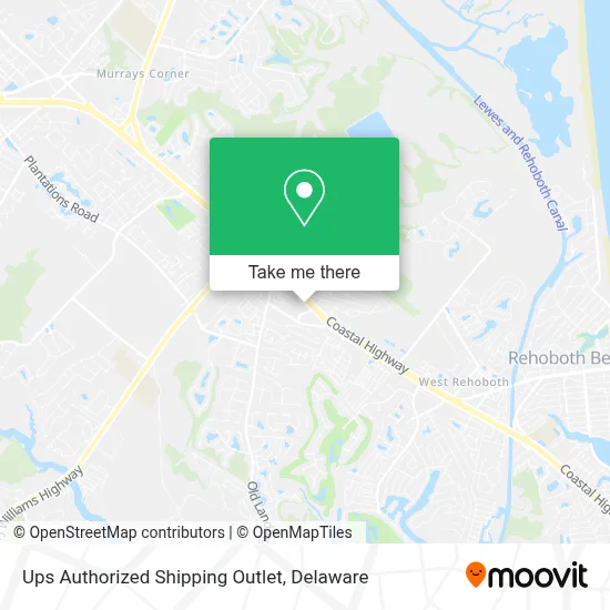 Ups Authorized Shipping Outlet map