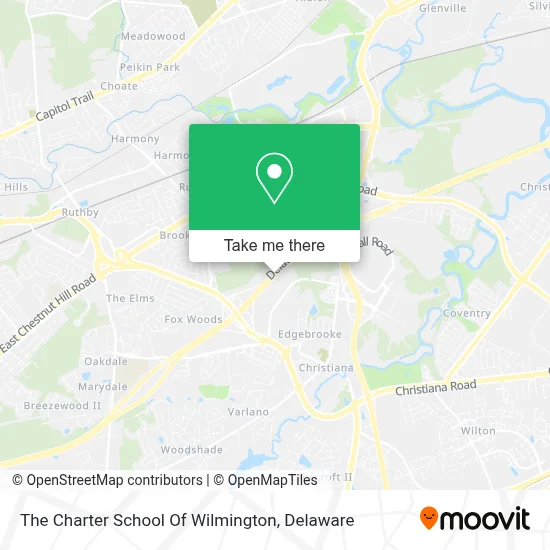 The Charter School Of Wilmington map